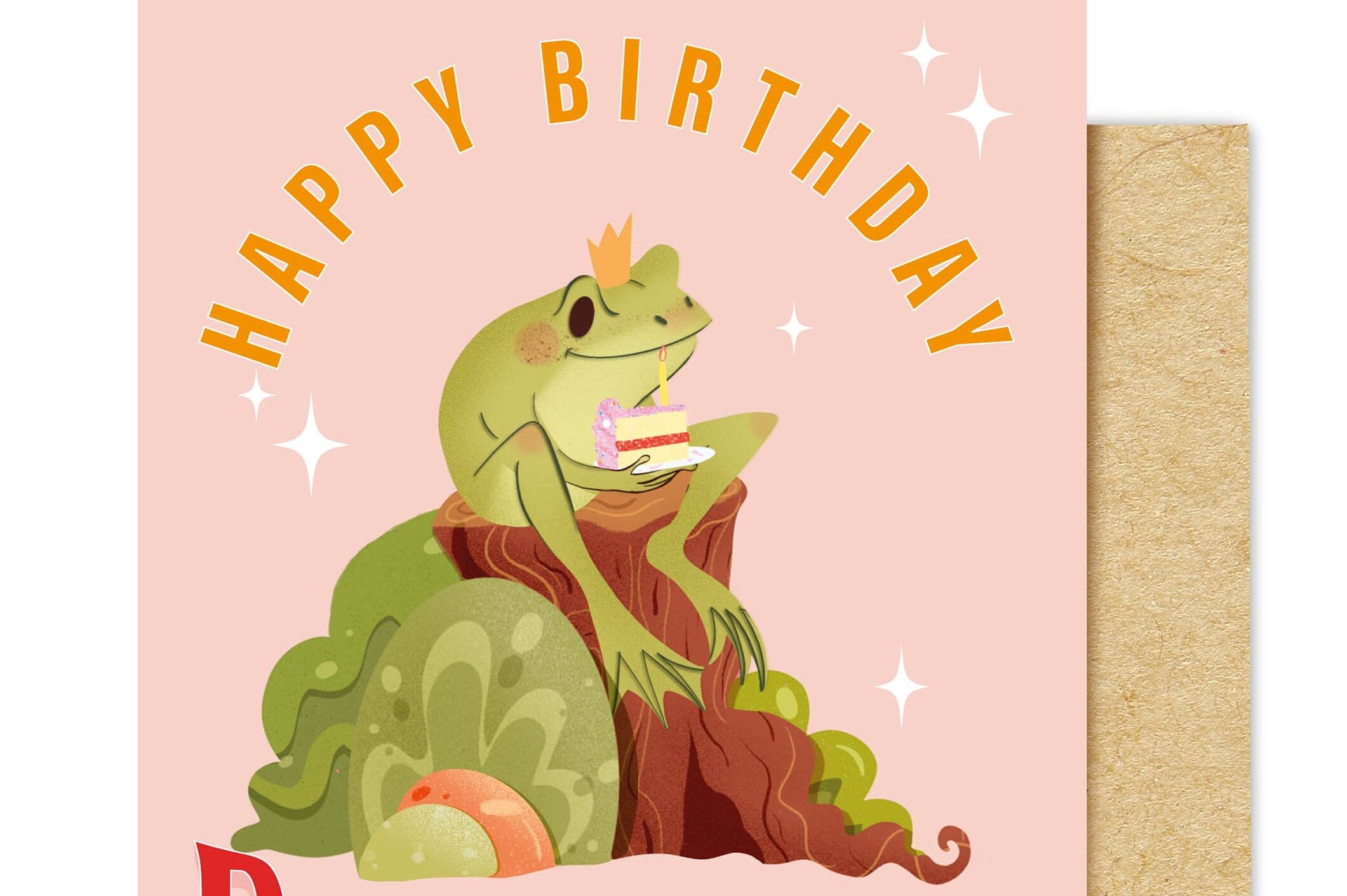 Frosch Geburtstagskarte Happy Birthday Schöne Kröte Etsy.de