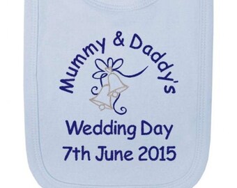 Daddy/'s Little Princess Embroidered Baby Pull-Over Bib Gift Personalised Girl