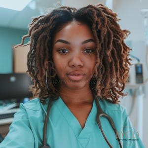 65 Nurse Selfie Photos, Medical Lifestyle Stock Images, Scrubs Model Photos, Digital Download for Social Media & Branding image 2
