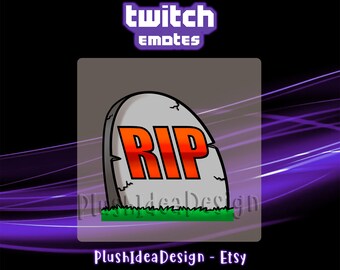 RIP Emote - Twitch Sub Emote | Twitch Subscribers Emote