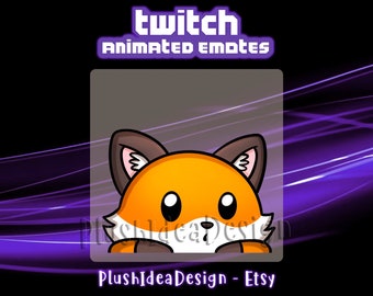 ANIMATED Lurk Fox - ANIMATED Twitch Sub Emote
