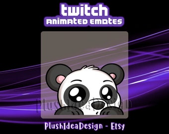 ANIMATED Lurk Panda - ANIMATED Twitch Sub Emote