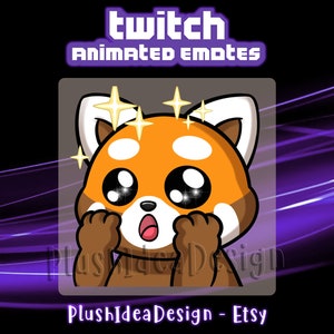 WOW ANIMADO Panda Rojo - Sub Emote ANIMADO de Twitch