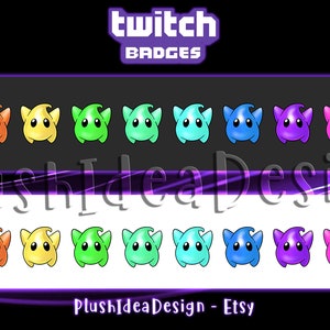 Yoshi Face 10 Twitch Sub Cheer Badges Bit Badges Super Etsy