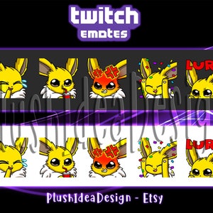 Poki Emotes IEeveelutionsI Sit Emote Twitch Emotes -  Portugal