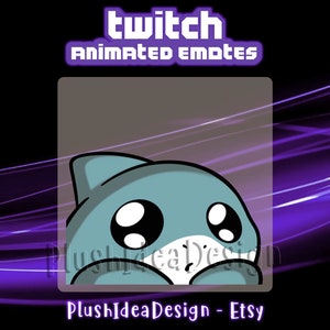 ANIMATED Lurk Shark - ANIMATED Twitch Sub Emote