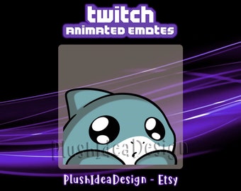 ANIMATED Lurk Shark - ANIMATED Twitch Sub Emote
