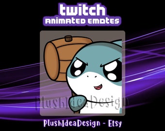 ANIMATED Hammer Bonk Shark - ANIMATED Twitch Sub Emote