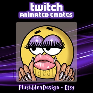 Animated + Static Periodt Meme Emote - Twitch Animated Sub Emote - Periodt Meme