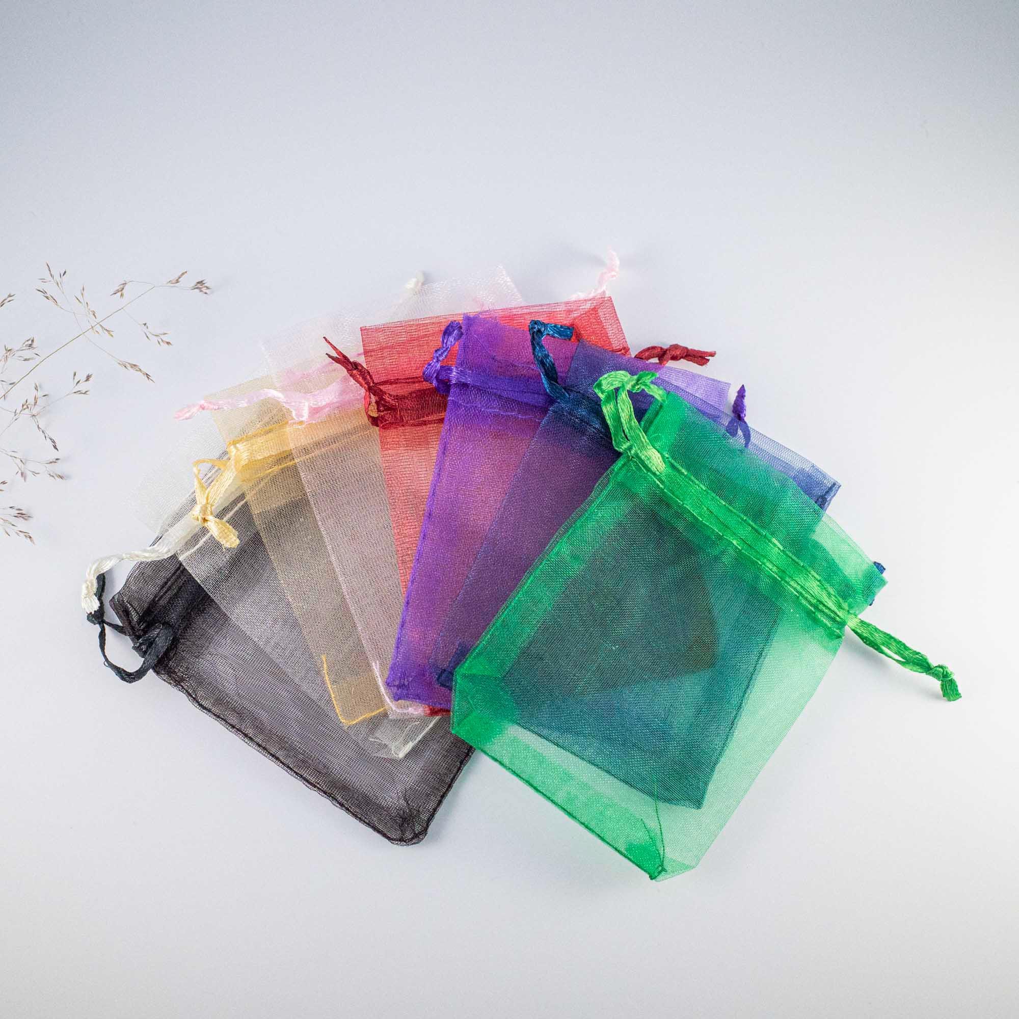 Organzabeutel Set – 50 Oder 100 Stück In Verschiedenen Größen (7x9 Bis 13x18 Cm), Perfekt Für Geschenke