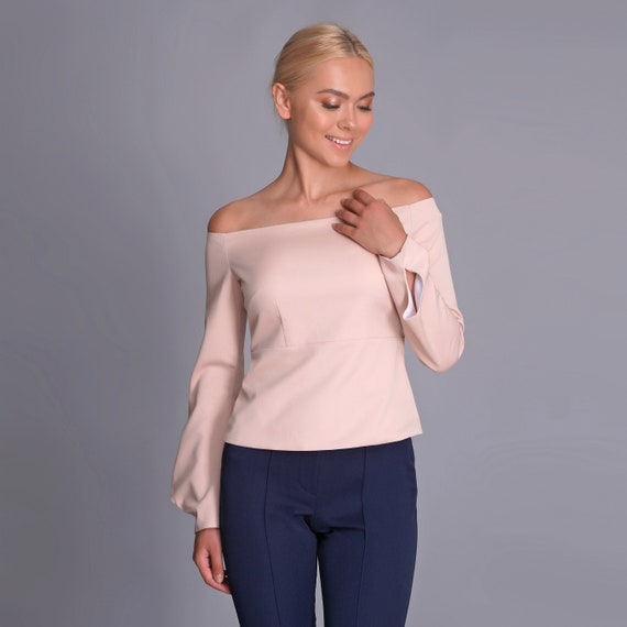 Puffy shoulder shirt sale