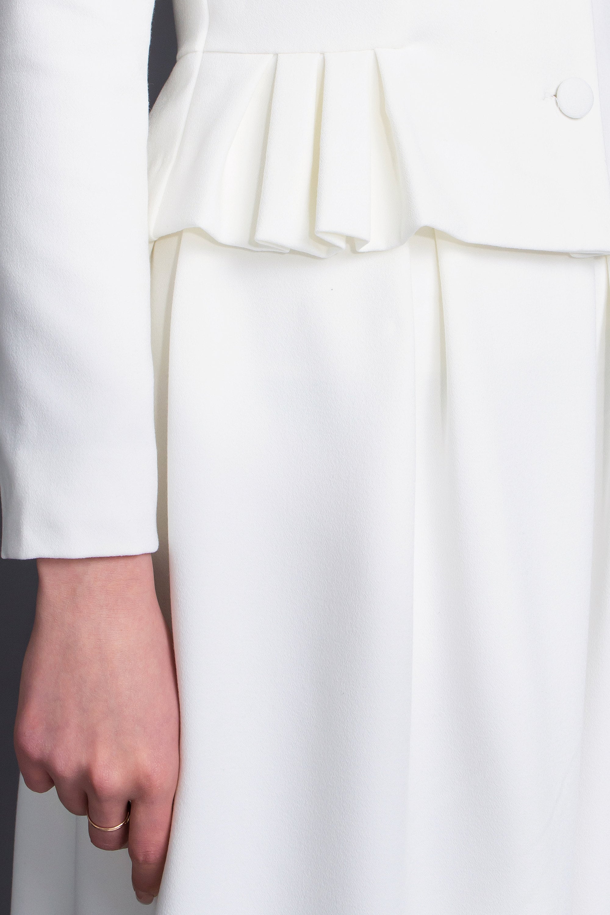White Suit Women Wedding Skirt Suit Two Piece Set - Etsy