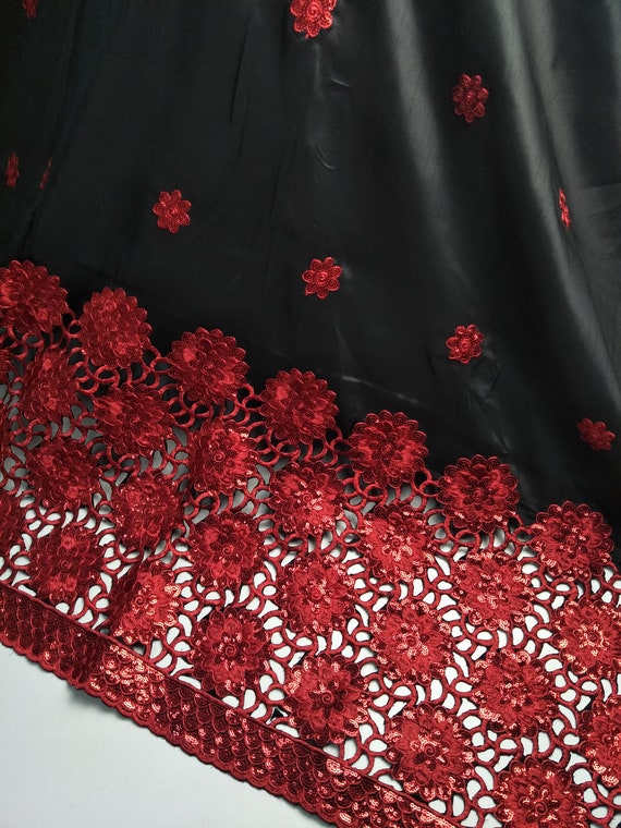 Sewing Sequins Lace Fabric Wedding Dress African George Lace Fabric 5 Y New Silk Sewing Sequins Lace Fabric Wedding Dress African George Lace Fabric 5 Y New Silk