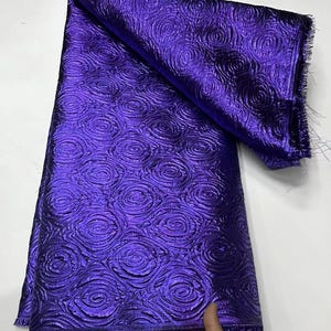 Jacquard Fabric Embroidery Tissu Wedding Dresses African Nigerian Lace Bronzing Fabric 5 Yards Swiss Voile Party Swiss Voile Lace Tulle Lace