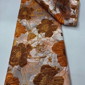 Tessuti jacquard 5 iarde pizzo voile svizzero tessuto di pizzo africano moda abbigliamento donna tessuto bronzato tessuto ricamo tulle pizzo oro rosa