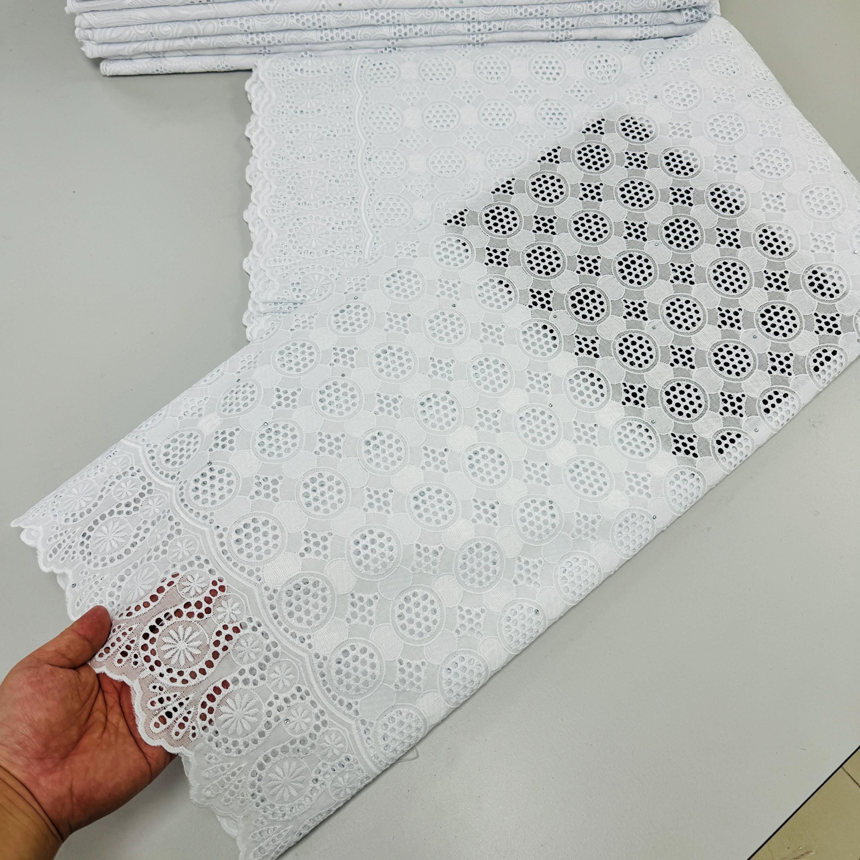 アフリカン スイス ボイル レース ナイジェリア コットン ドライ  