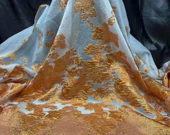 Tela Jacquard bordada de 5 yardas, tela de tul con encaje africano, tela de gasa suiza, tela de gasa suiza para novias, mujeres, fiesta, naranja y rojo