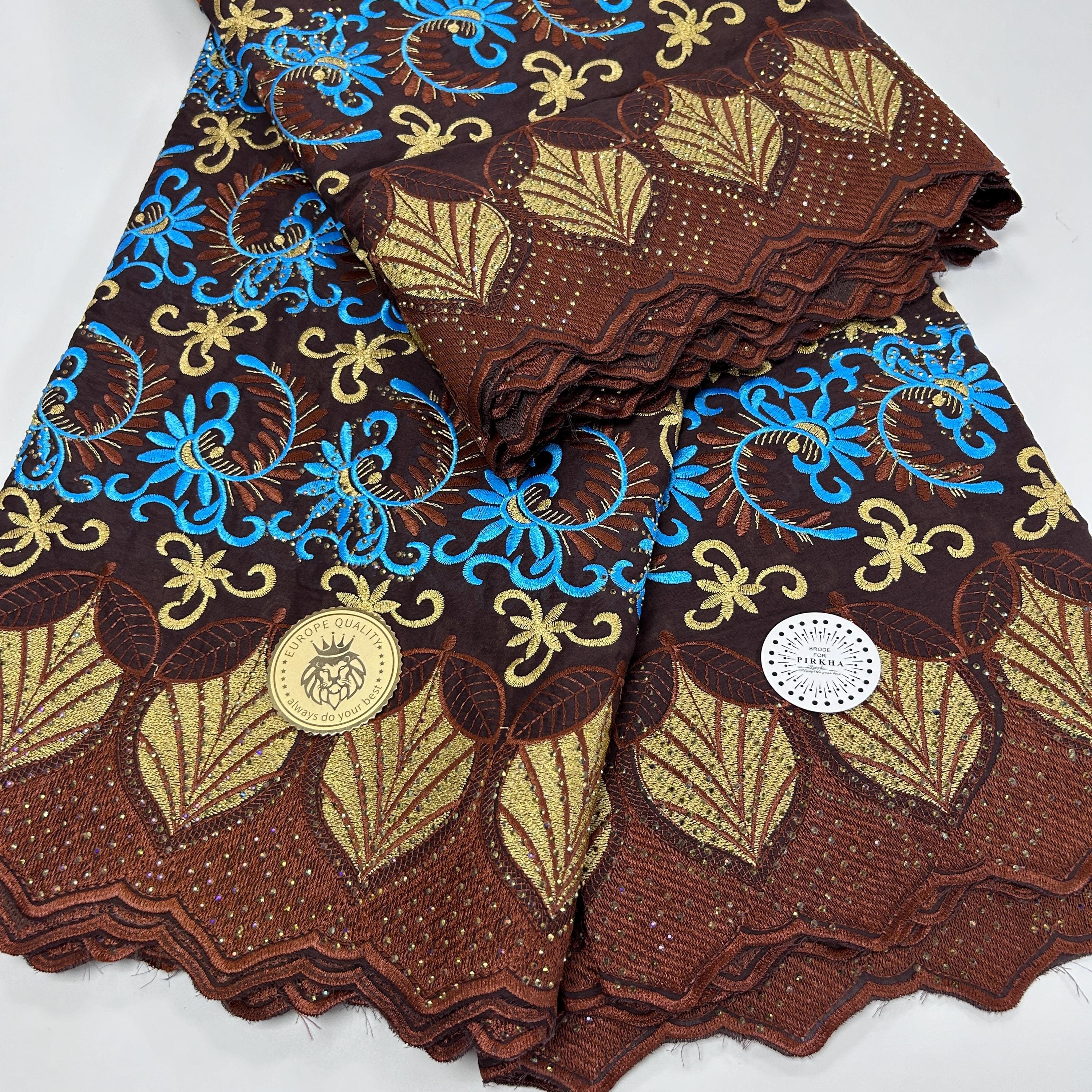 2025 High Quality African Lace Wedding Fabric 5 Yards/lot
