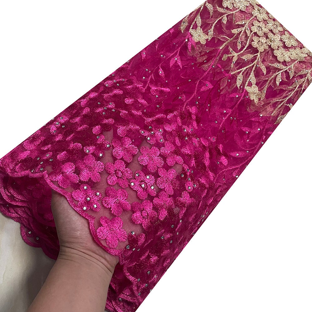 Tela de encaje de tul suizo con gasa y piedras, tela de encaje de cordón  africano de 5 yardas, tela de encaje nigeriano con bordado de algodón para  bodas, color morado oscuro - Etsy México, image size:1000x1000