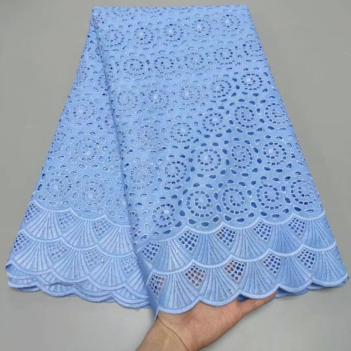 Dry Lace High Quality African Lace Fabric Cotton 5 Yards Etsy