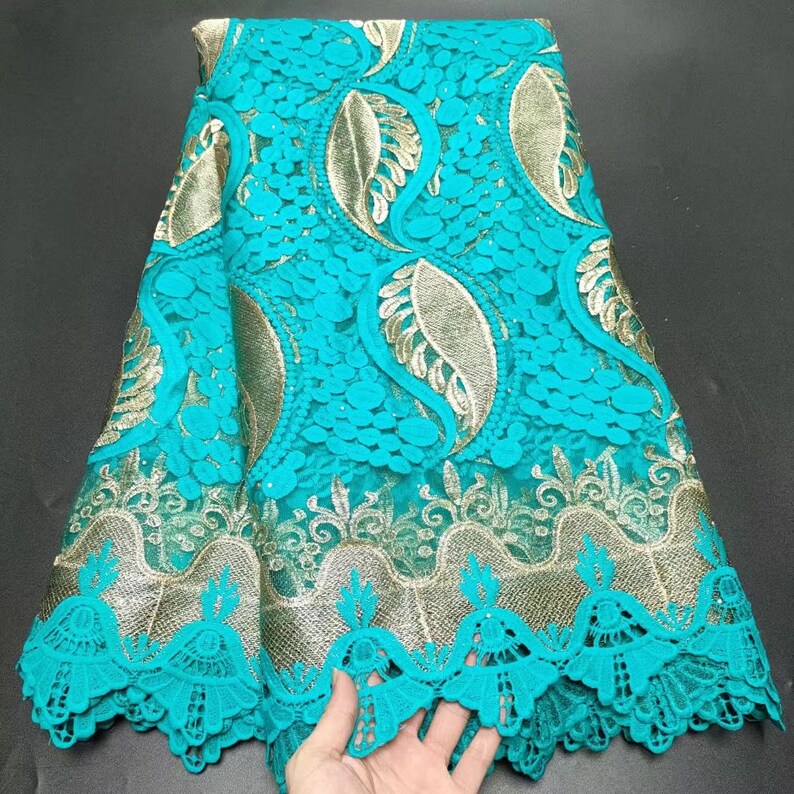 5 Yards French Tulle Lace Fabric Embroidery Design Women Cloth Etsy