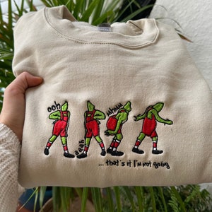 That’s It I’m Not Going Funny Embroidered Christmas Sweatshirt Gift Ideas
