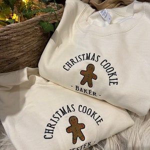 Christmas Cookie Matching Sweatshirts Cute Gift Ideas Christmas