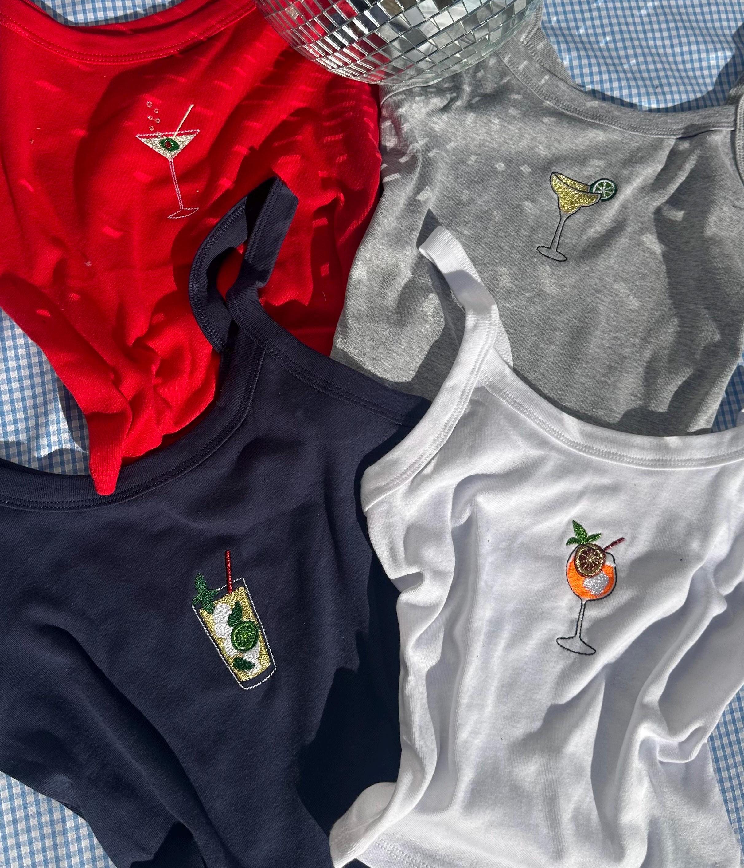 cute embroidered tops