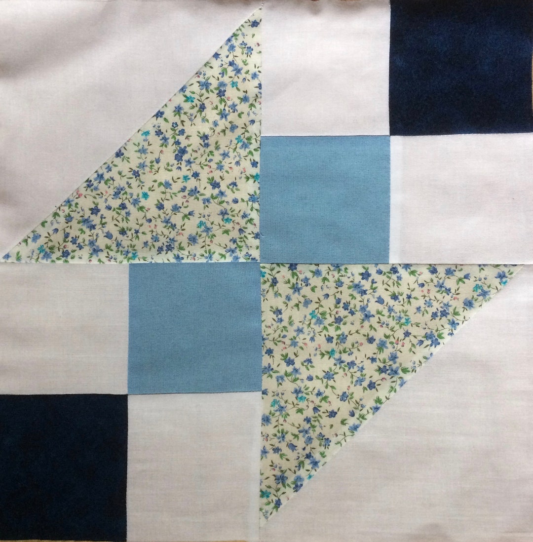 Patchwork Block Variant Lightning Patchwork Block Pattern - Etsy