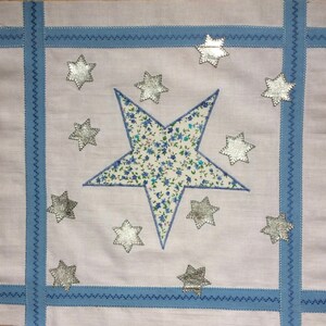 Star Applique PatchworkBlock Pattern