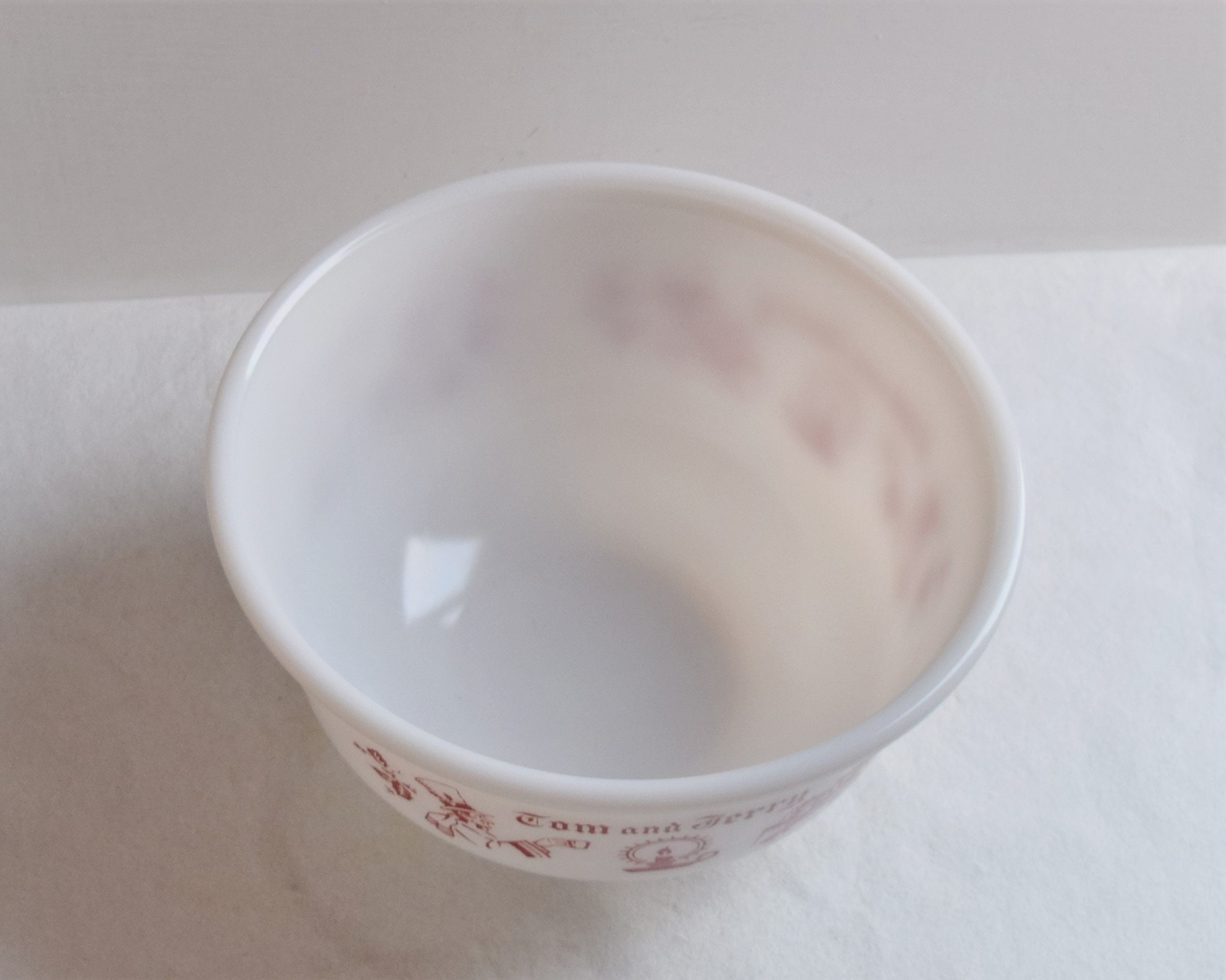 ヴィンテージ ヘーゼルアトラス トムとジェリー ミルクガラス パンチ