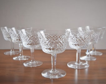 Set of 6 Waterford Crystal  Liquor cocktail Alana/4" Tall Wine Glasses