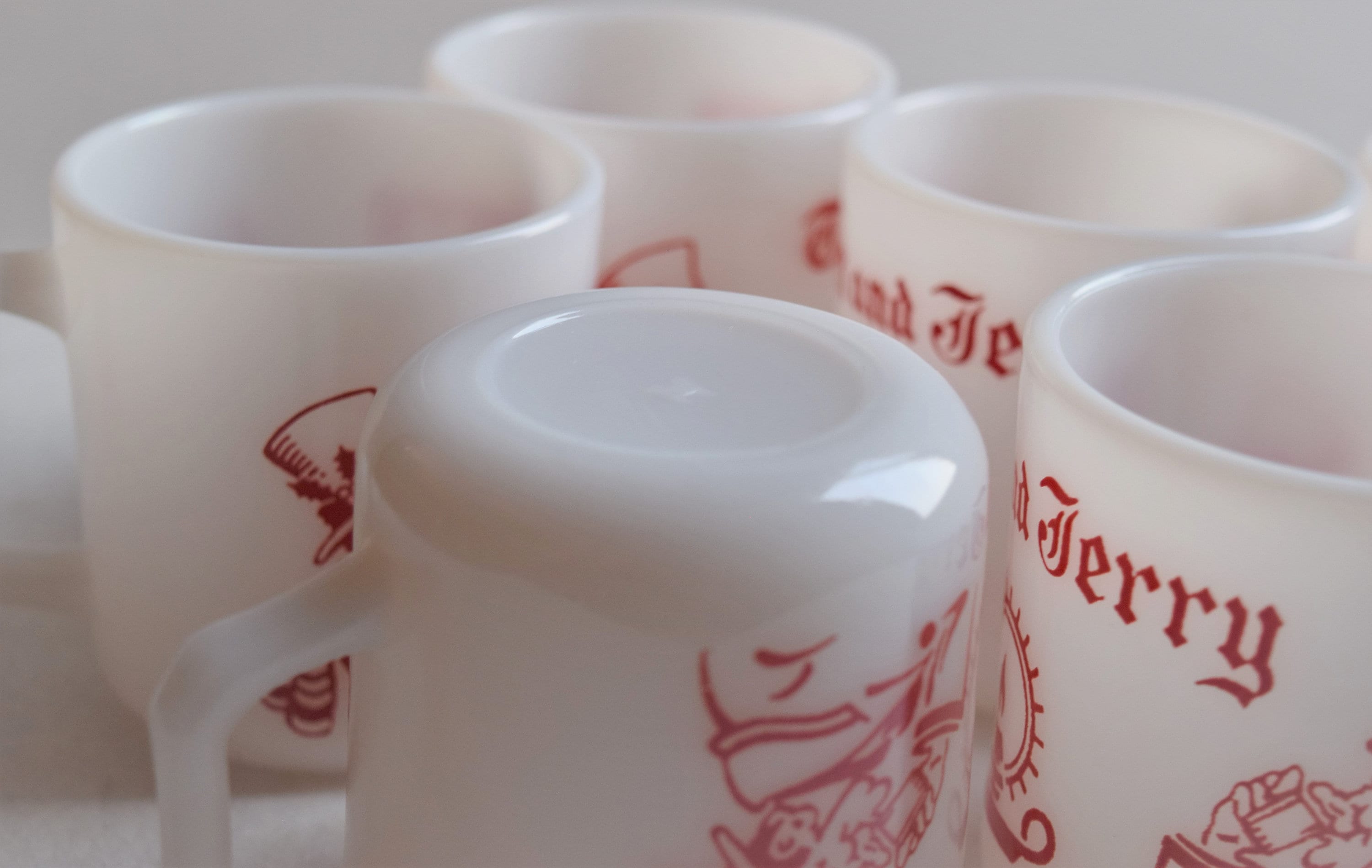 ヘーゼルアトラス エッグノッグ　マグ　ボウルセット　全7点　ヴィンテージ ヘーゼルアトラス エッグノッグマグボウルセット全7点ヴィンテージ