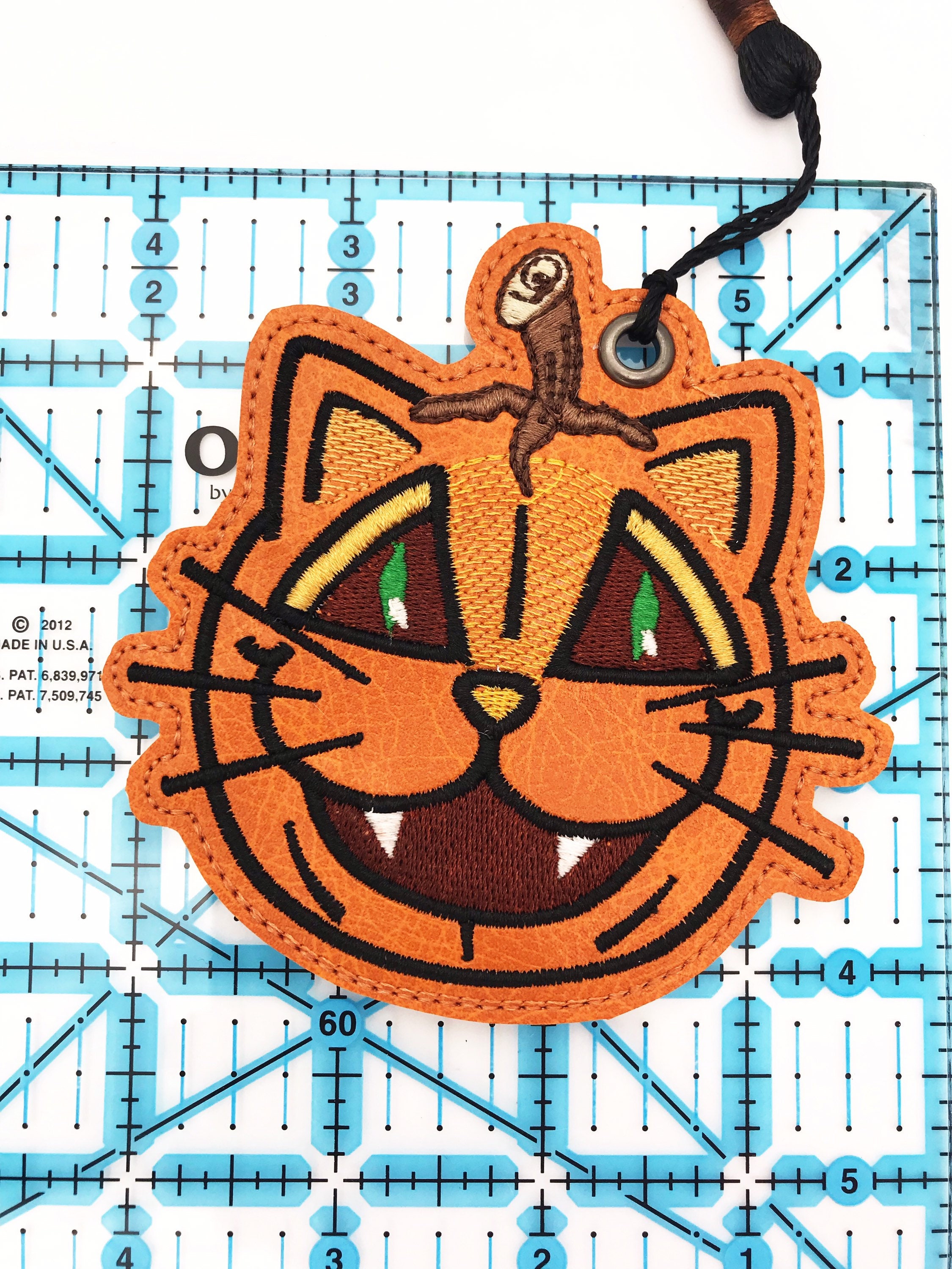 Catolantern Bookmark, Spooky Cat Bookmark, Halloween Catolantern Bookmark, Spooky Cat Bookmark, Halloween
