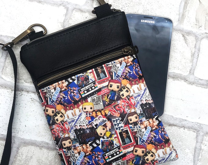 90s Music Fan, Pop Music Purse, NSYNC Crossbody Nsync Fan, 90s Music Love, Pop Music, 90s Gift