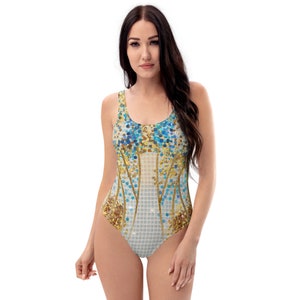 Lover Inspired One-Piece Swimsuit (details are printed, not 3D)