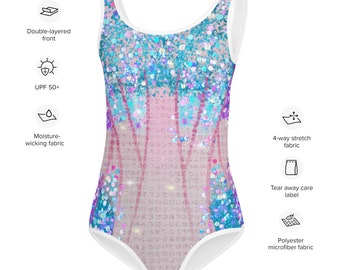 Lover Inspired Kids Swimsuit (details are printed, not 3D)