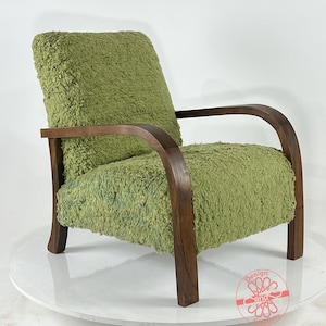 Handcrafted Wooden Chair, Moroccan Armchair, Mid Century Lounge Chair, Moroccan Living Room Chair, Rustic Wooden Chair