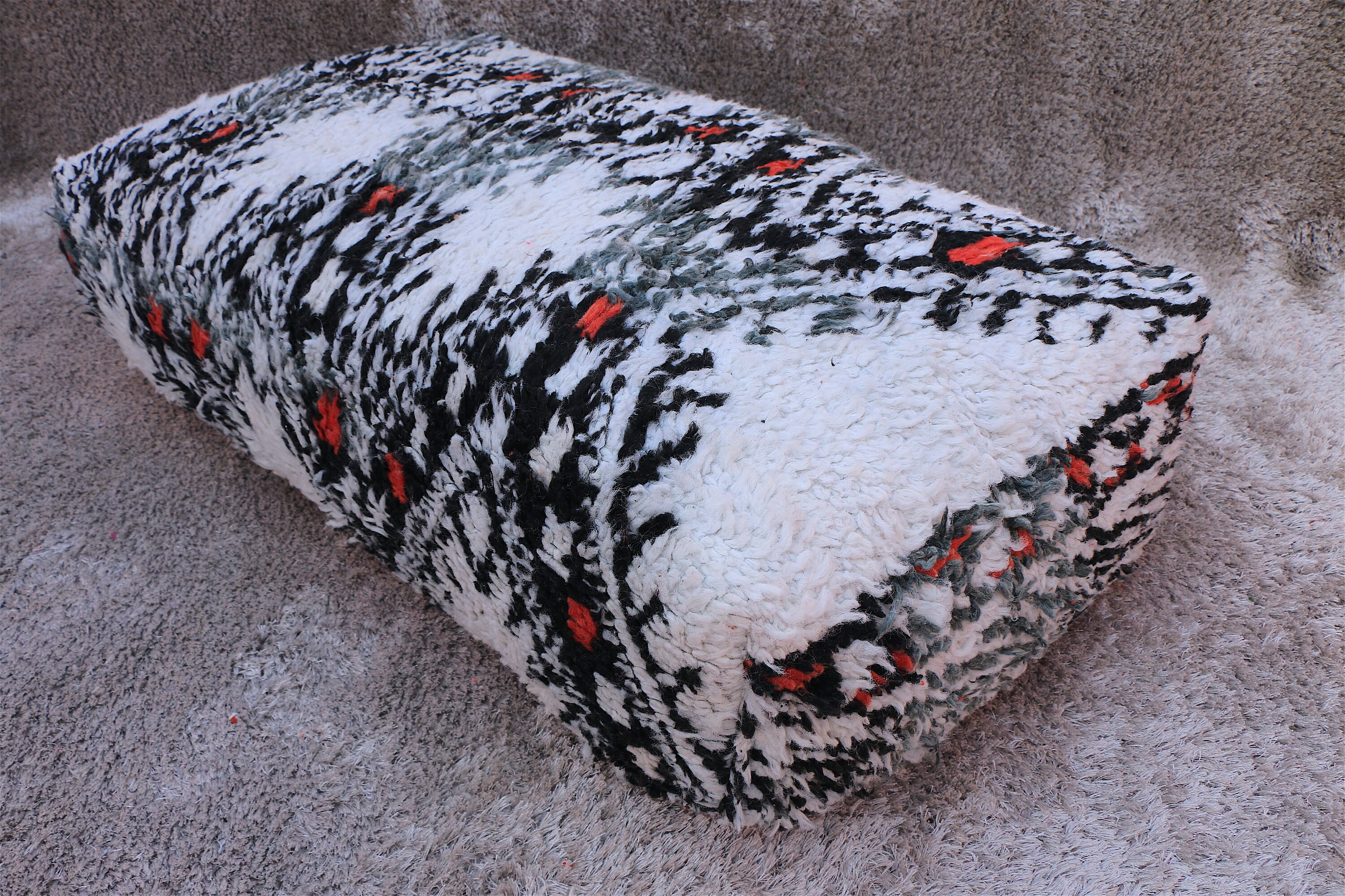 Marokkanisches Bodenkissen Vintage Kissen 24x48 | Etsy