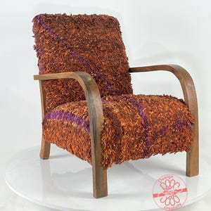 Handcrafted Wooden Chair, Moroccan Armchair, Mid Century Lounge Chair, Moroccan Living Room Chair, Rustic Wooden Chair
