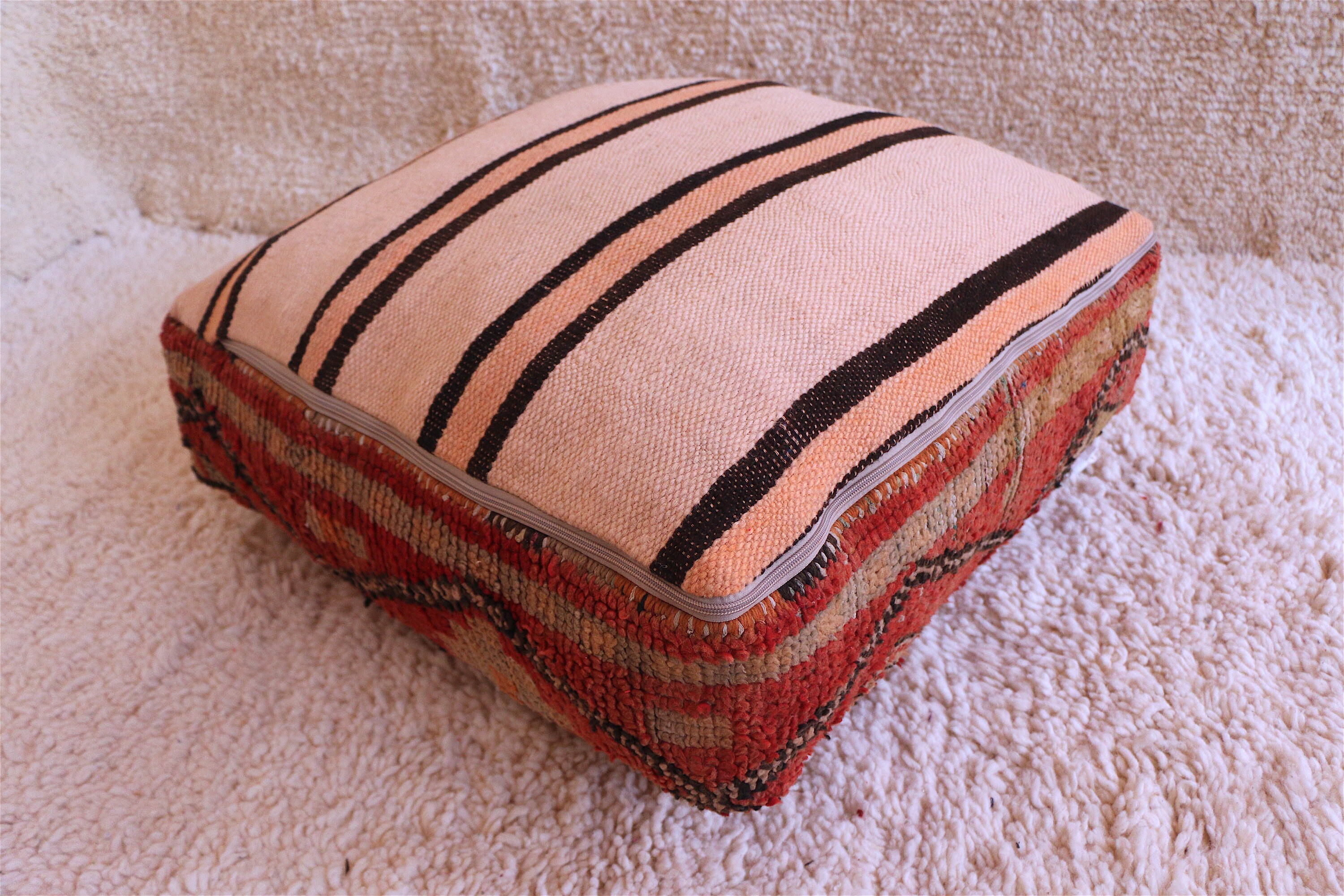 Almohada de tierra marroquí bereber hecho a mano de la | Etsy