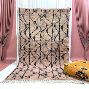Custom Moroccan Rug, Moroccan Woolen carpet, Buy rugs online, Beni Ourain solid rug, Beni ourain rug, Area rug, Shaggy rugs, Tapis berbere