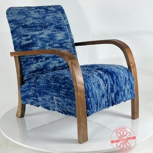 Handcrafted Wooden Chair, Moroccan Armchair, Mid Century Lounge Chair, Moroccan Living Room Chair, Rustic Wooden Chair