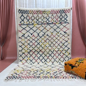 Custom Moroccan Rug, Custom made rug, Beni Ouarain, Soft rugs, tufted rug, Authentic Soft carpet, Wool rug, Handmade rug, Custom size rug