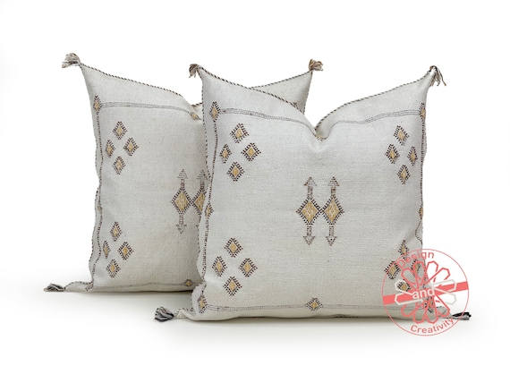 Moroccan top throw pillows