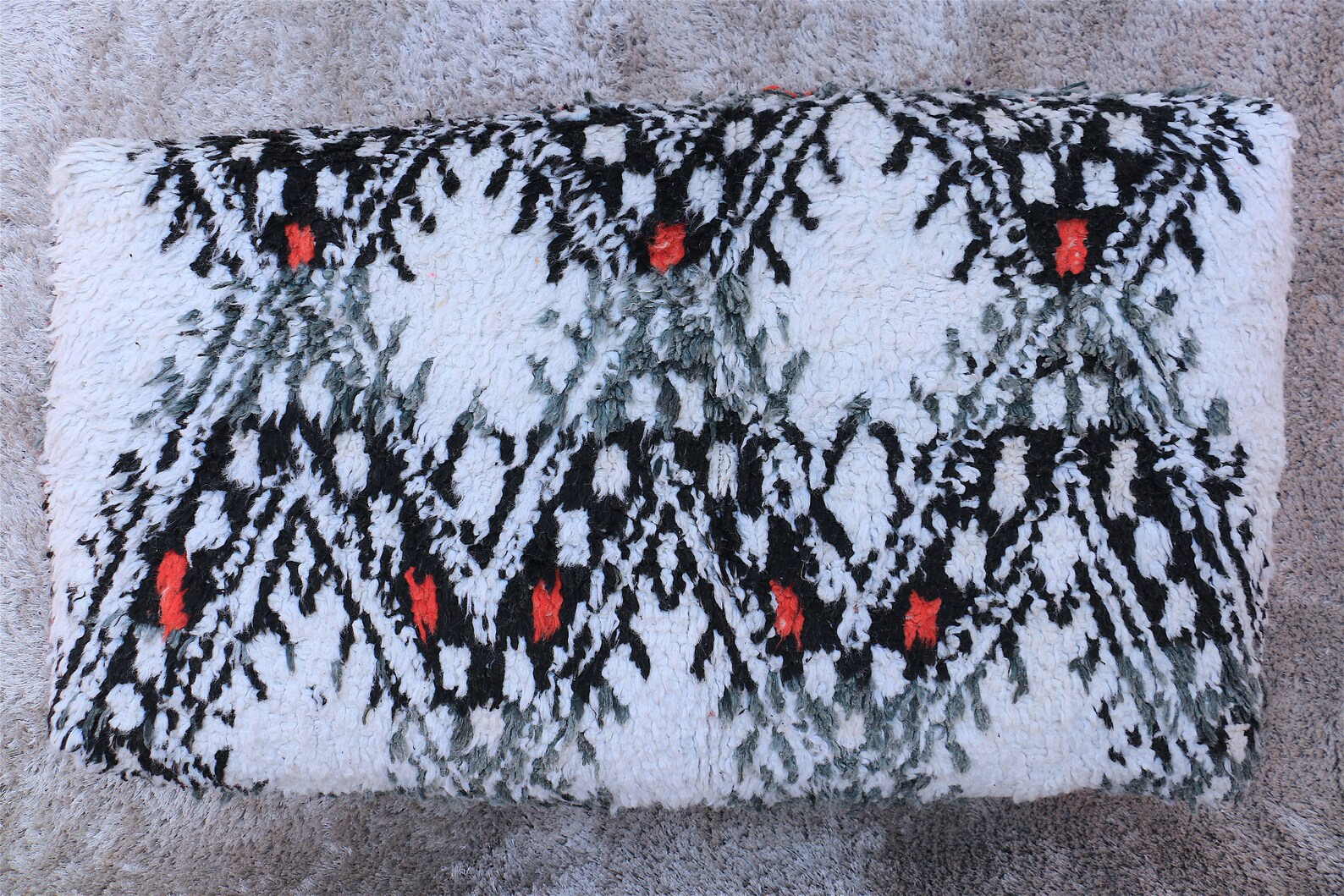 Marokkanisches Bodenkissen Vintage Kissen 24x48 | Etsy