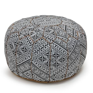 Yellow Moroccan Pouffe,  Best Moroccan leather pouf,  moroccan leather,  moroccan pouf,  leather pouffe,  Resybrown Moroccan leather pouf,