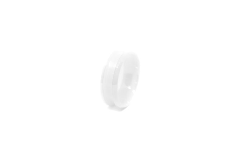 Inlay ring with groove White ceramic ring Blank