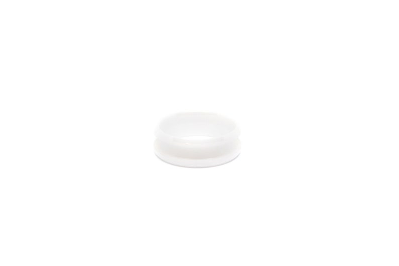 Inlay ring with groove White ceramic ring Blank
