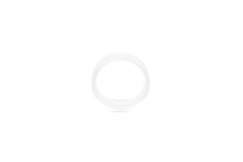 Inlay ring with groove White ceramic ring Blank